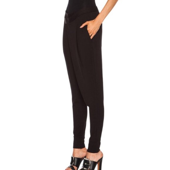 Helmut Lang black wrap origami-inspired pants size P - Picture 3 of 8